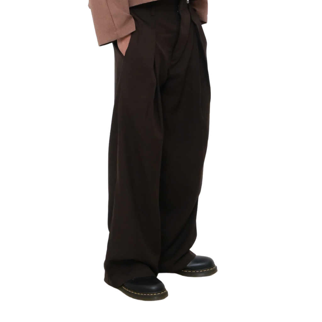 WOLTHS - CLASSIC TROUSERS TRUFFLE